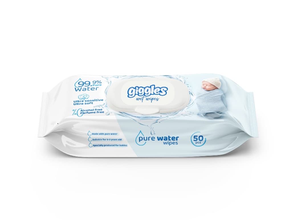 Giggles pure water wit wipes